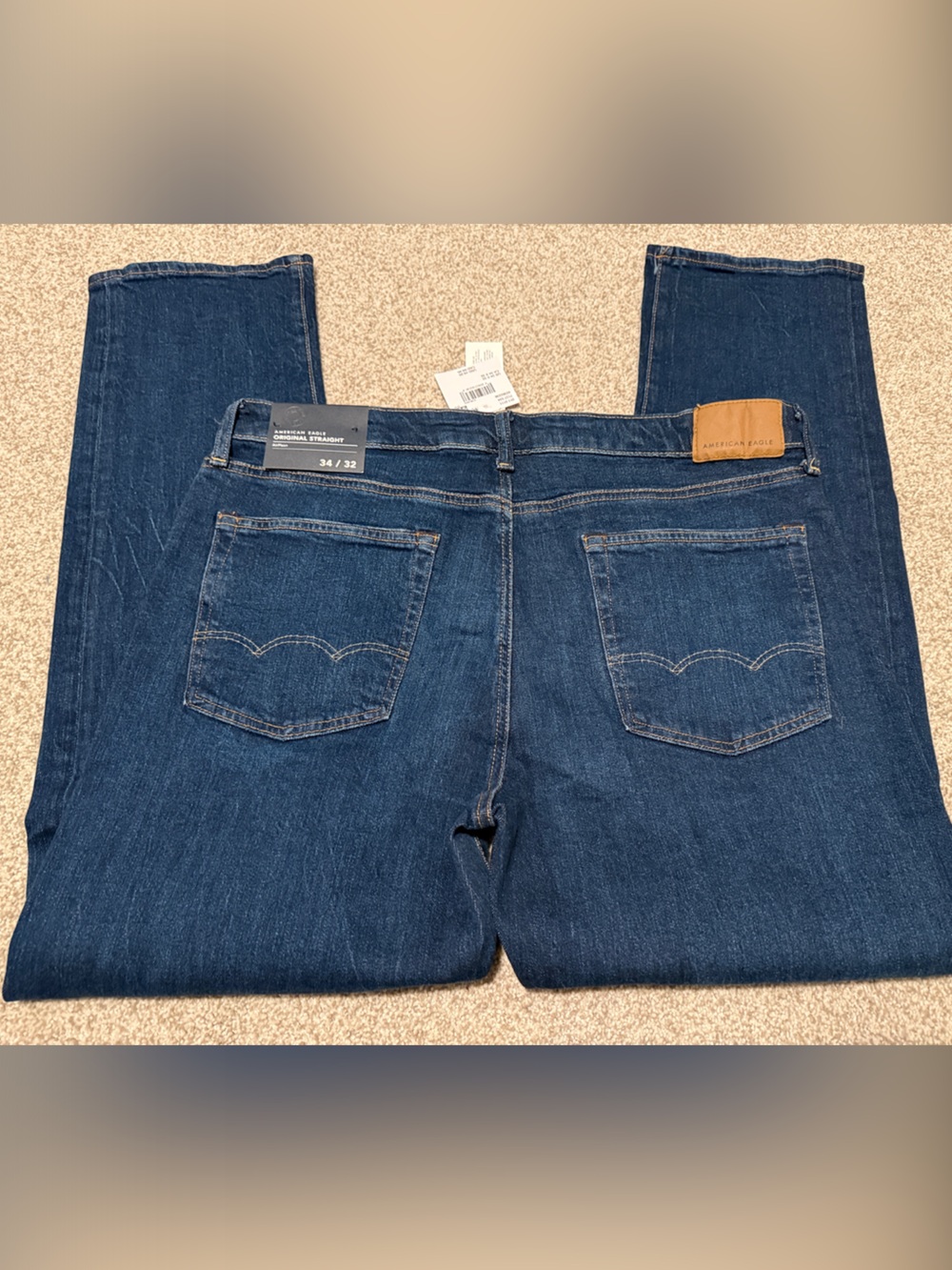 American Eagle Outfitters Men's Indigo Relaxed Jeans